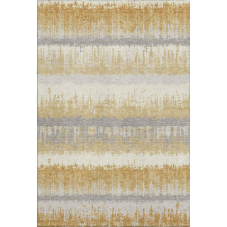 Piper Looms Mayfield Stripes AMF1013 Gold Machine Washable Area Rug main image