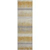 Piper Looms Mayfield Stripes AMF1013 Gold Machine Washable Area Rug Runner Main Image