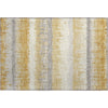 Piper Looms Mayfield Stripes AMF1013 Gold Machine Washable Area Rug Scatter Main Image
