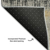 Piper Looms Mayfield Stripes AMF1013 Gray Machine Washable Area Rug Backing Image