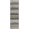 Piper Looms Mayfield Stripes AMF1013 Gray Machine Washable Area Rug Runner Main Image
