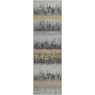 Piper Looms Mayfield Stripes AMF1013 Gray Machine Washable Area Rug Runner Main Image