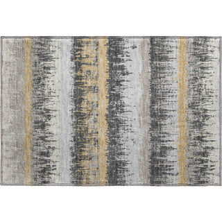 Piper Looms Mayfield Stripes AMF1013 Gray Machine Washable Area Rug Scatter Main Image
