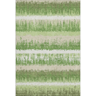Piper Looms Mayfield Stripes AMF1013 Green Machine Washable Area Rug main image