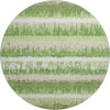 Piper Looms Mayfield Stripes AMF1013 Green Machine Washable Area Rug Round Main Image