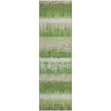 Piper Looms Mayfield Stripes AMF1013 Green Machine Washable Area Rug Runner Main Image