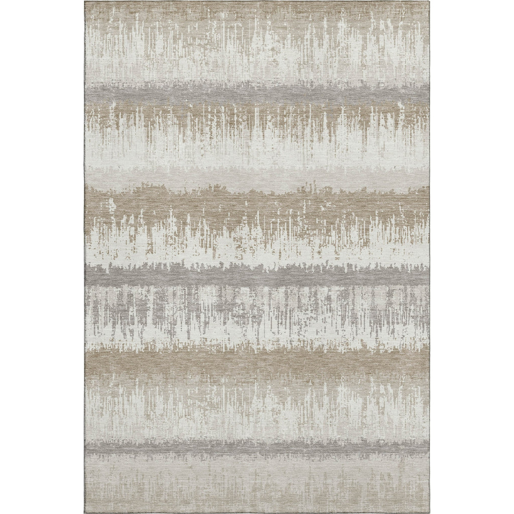 Piper Looms Mayfield Stripes AMF1013 Ivory Machine Washable Area Rug main image