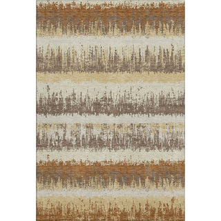 Piper Looms Mayfield Stripes AMF1013 Mocha Machine Washable Area Rug main image