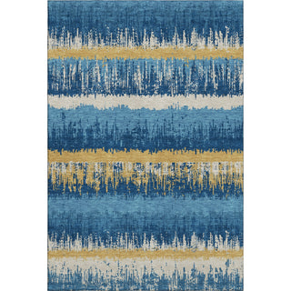 Piper Looms Mayfield Stripes AMF1013 Navy Machine Washable Area Rug main image