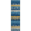 Piper Looms Mayfield Stripes AMF1013 Navy Machine Washable Area Rug Runner Main Image