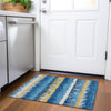 Piper Looms Mayfield Stripes AMF1013 Navy Machine Washable Area Rug Scatter Lifestyle Image Feature