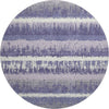 Piper Looms Mayfield Stripes AMF1013 Purple Machine Washable Area Rug Round Main Image