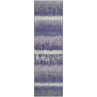 Piper Looms Mayfield Stripes AMF1013 Purple Machine Washable Area Rug Runner Main Image