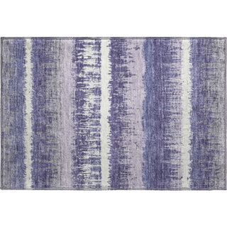 Piper Looms Mayfield Stripes AMF1013 Purple Machine Washable Area Rug Scatter Main Image