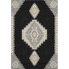 Piper Looms Mayfield Oriental AMF1014 Black Machine Washable Area Rug main image