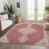 Piper Looms Mayfield Oriental AMF1014 Blush Machine Washable Area Rug Lifestyle Image Feature