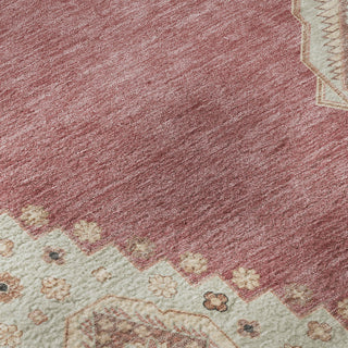 Piper Looms Mayfield Oriental AMF1014 Blush Machine Washable Area Rug Swatch Image
