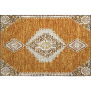 Piper Looms Mayfield Oriental AMF1014 Copper Machine Washable Area Rug Scatter Main Image