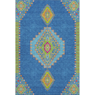 Piper Looms Mayfield Oriental AMF1014 Denim Machine Washable Area Rug main image