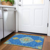 Piper Looms Mayfield Oriental AMF1014 Denim Machine Washable Area Rug Scatter Lifestyle Image Feature