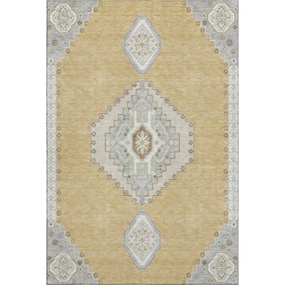 Piper Looms Mayfield Oriental AMF1014 Gold Machine Washable Area Rug main image