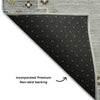 Piper Looms Mayfield Oriental AMF1014 Gray Machine Washable Area Rug Backing Image