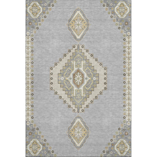 Piper Looms Mayfield Oriental AMF1014 Gray Machine Washable Area Rug main image
