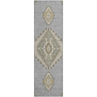 Piper Looms Mayfield Oriental AMF1014 Gray Machine Washable Area Rug Runner Main Image