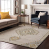 Piper Looms Mayfield Oriental AMF1014 Ivory Machine Washable Area Rug Lifestyle Image Feature