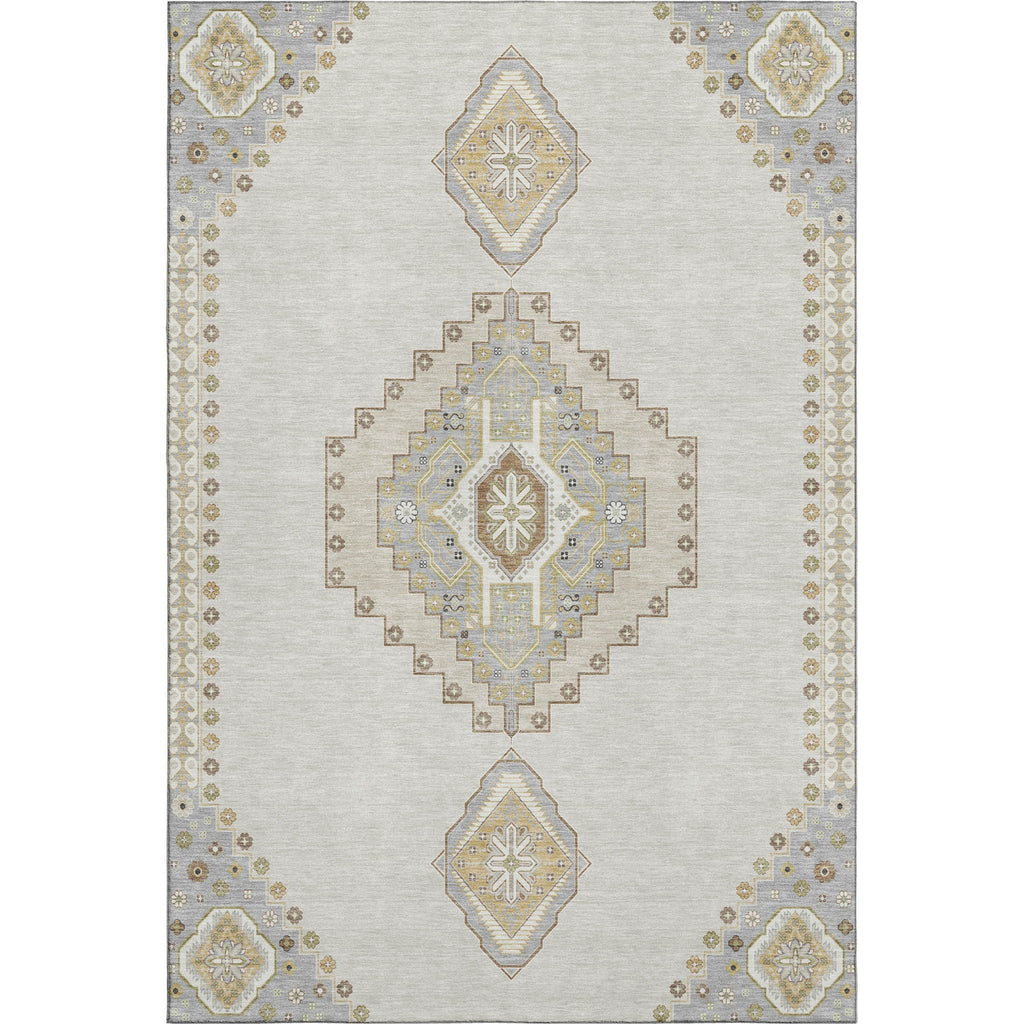 Piper Looms Mayfield Oriental AMF1014 Ivory Machine Washable Area Rug main image