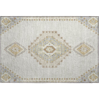 Piper Looms Mayfield Oriental AMF1014 Ivory Machine Washable Area Rug Scatter Main Image