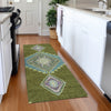 Piper Looms Mayfield Oriental AMF1014 Olive Machine Washable Area Rug Runner Lifestyle Image Feature