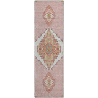 Piper Looms Mayfield Oriental AMF1014 Pink Machine Washable Area Rug Runner Main Image
