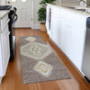 Piper Looms Mayfield Oriental AMF1014 Taupe Machine Washable Area Rug Runner Lifestyle Image Feature