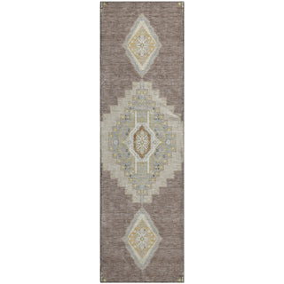 Piper Looms Mayfield Oriental AMF1014 Taupe Machine Washable Area Rug Runner Main Image