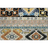 Piper Looms Mayfield Aztec AMF1015 Black Machine Washable Area Rug Scatter Main Image