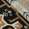 Piper Looms Mayfield Aztec AMF1015 Black Machine Washable Area Rug Swatch Image