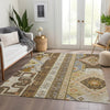 Piper Looms Mayfield Aztec AMF1015 Brown Machine Washable Area Rug Lifestyle Image Feature