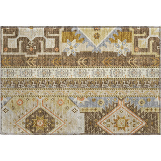 Piper Looms Mayfield Aztec AMF1015 Brown Machine Washable Area Rug Scatter Main Image