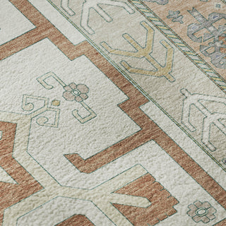 Piper Looms Mayfield Aztec AMF1015 Ivory Machine Washable Area Rug Swatch Image