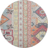 Piper Looms Mayfield Aztec AMF1015 Linen Machine Washable Area Rug Round Main Image