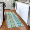 Piper Looms Mayfield Aztec AMF1015 Mint Machine Washable Area Rug Runner Lifestyle Image Feature