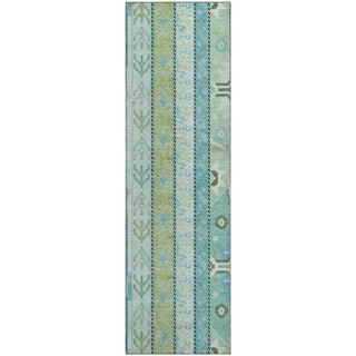 Piper Looms Mayfield Aztec AMF1015 Mint Machine Washable Area Rug Runner Main Image