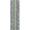 Piper Looms Mayfield Aztec AMF1015 Navy Machine Washable Area Rug Runner Main Image