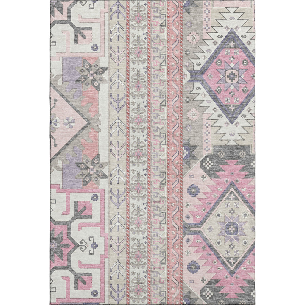 Piper Looms Mayfield Aztec AMF1015 Pink Machine Washable Area Rug main image