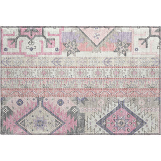 Piper Looms Mayfield Aztec AMF1015 Pink Machine Washable Area Rug Scatter Main Image