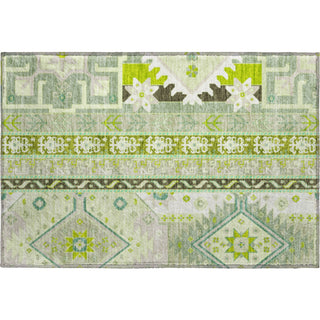 Piper Looms Mayfield Aztec AMF1015 Sage Machine Washable Area Rug Scatter Main Image