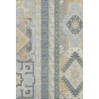Piper Looms Mayfield Aztec AMF1015 Silver Machine Washable Area Rug main image