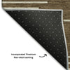 Piper Looms Mayfield Geometric AMF1016 Brown Machine Washable Area Rug Backing Image
