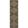 Piper Looms Mayfield Geometric AMF1016 Brown Machine Washable Area Rug Runner Main Image